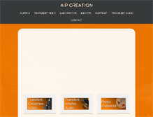 Tablet Screenshot of aip-creation.com